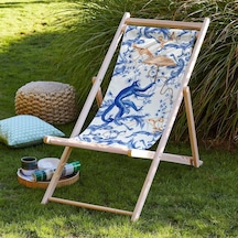 Bluehomeconcept Adawall Blue Monkey Katlanabilir Şezlong
