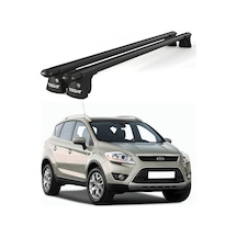 Trio-ı Ford Kuga 2008-2012 Uyumlu Siyah Kilitli Ara Atkı 120cm Port Bagaj Tavan Barı