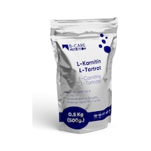 B-care Nutrition Karnitin Tartarat L-carnitine L-tartrate Katkısız, Aromasız Toz Hammadde 0.5 Kg 500g.