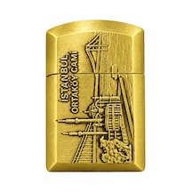 Hunter Soft Flame İstanbul Ortaköy Design Gold Çakmak Ack028