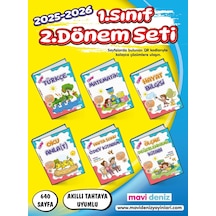 Mavi Deniz 2026 1. Sınıf 2. Dönem Seti Tüm Dersler 6 Kitap Tam Set Güncel Müfredat