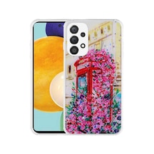 Zore Galaxy A52 Kılıf Simli Desenli Kamera Korumalı Parlak Nvth Popy Kapak - Kulübe