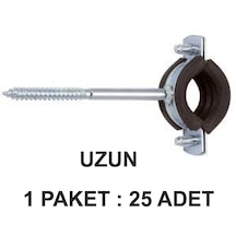 Eco Doğalgaz Uzun Kelepçesi 1/2 Paket 25 Li