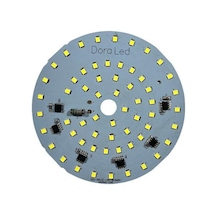 220volt 50watt Smd 2835 Ledli Led Modül Beyaz 10mm Delik Çaplı 220v 50w Avize Ledi 100mm