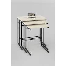 Zigon Sehpa Solo Krem Çok Renkli