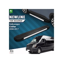 S-dizayn Vw Crafter Van Uzun Şase Newline Aluminyum Yan Basamak 333 Cm 2006-2017 A+ Kalite