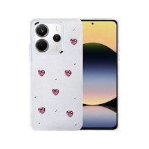 Xiaomi Redmi Note 14 4g Fiyonk Desenli Kapak - Desen 3 Beyaz