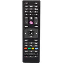 Vestel Uyumlu-SEG-REGAL KARE GÖBEK MİNİ LCD-LED TV KUMANDA