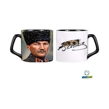 Atatürk Kupa Bardak Tek Adet 0621 Çok Renkli