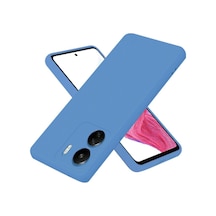 Redmi 13c Kılıf First Silikon - Mavi Bz8683140663940