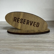 Masaüstü Rezerve Yazısı Mdf Lazer Kesim