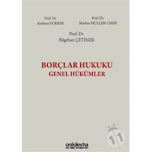 Borçlar Hukuku Genel Hükümler-Bilgehan Çetiner