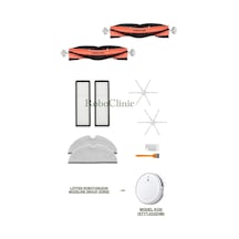 Xiaomi Mi Robot Vacuum Mop 2 Stytjo3zhm Robot Süpürge Uyumlu Fırça, Filtre, Mop Seti-10 Parça