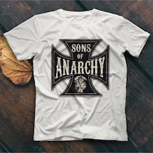 Adrift Sons Of Anarchy Beyaz Unisex Tişört T-shirt Beyaz