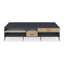 Kronos Tv Ünitesi 2 Raflı 2 Çekmeceli 220x59x51 Antrasit-aytaşı/çam Aytası/atlas Çam - Antrasıt