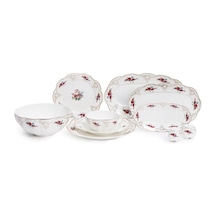 Maxx Doria Garden Collection Florin 12 Kişilik 58 Parça Yemek Takımı Pa2124 Beyaz