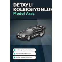 Siyah Veilside Combat V-ıı 1/64 Diecast Toyota Supra Model Araba Tekli Koleksiyon Bx-313386