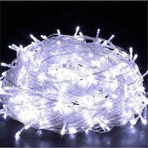 Pazariz 10 M 100 Led Yılbaşı Led Beyaz Işık