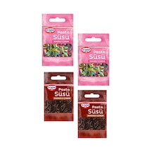 Dr. Oetker Dekor Serisi Pasta Süsü Kakaolu Çubuk + Şekerli Çubuk 4 x 10 G
