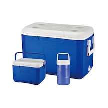 Coleman Cooler Combo 3 Parça Buzluk Seti 45l-4.7l-1.8 L Mavi