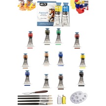 Art-x Artıva Serıes Oıl Color 37 Ml 12"li Set Yağlı Boya Gereçleri Gereçleri Set Çok Renkli