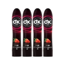 Okey Çilek Aromalı Kayganlaştırıcı Jel 4 x 100 ML