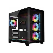 Frisby Fc-9545g 750w 80+ Bronz Usb 3.2 Argb Atx Mid Tower Siyah Kasa