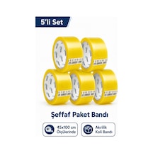 Rasyonel Akrilik Koli Bandı 45x100 Mt 5 Adet 1 Adet