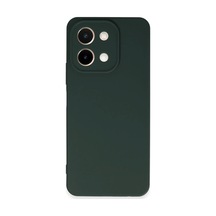 Vivo Y28 Kılıf First Silikon - Koyu Yeşil 0.2M-Çok Renkli