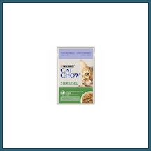 Cat Chow Sterilised Pouch Kuzulu Kısırlaştırılmış Kedi Konservesi 85 Gr Ob