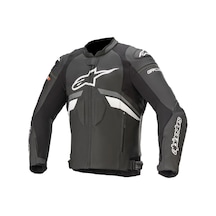 Alpinestars GP Plus R V3 Deri Korumalı Motosiklet Montu Beyaz - Gri - Siyah
