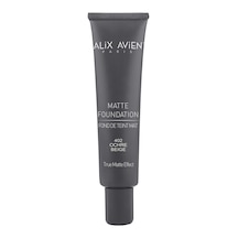 Alix Avien Uzun Süre Kalıcı Doğal Mat Bitişli E Vitamini İçeren Mat Fondöten Matte Foundation 402 Ochre Beige