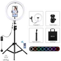 Puluz Telefon Tutucu 1.1 M LED Işıklı Halka Selfie Standı