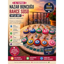 Nazar Boncuğu Duvar Balkon Bahçe Süsü