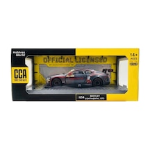 1/24 Bentley Continental Gt3 Silver Grey Model Araba