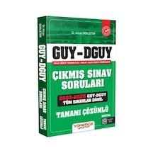 Guy Dguy Gelir Uzman Yardımcılığı Çıkmış Sınav Soruları Yönerge Yayınları