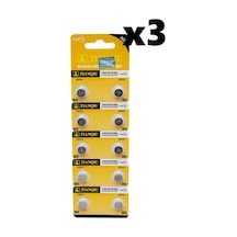Tianqiu AG3 LR41/392A Alkalin Düğme Pil 10 x 3'lü