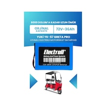 Yuki Yk-57 Greta Pro Uyumlu Batarya Standart Kapasite Lifepo4 72v 36ah Elektrikli Motorsiklet Bataryası