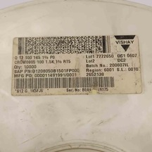 Crcw08051001,5k 1.5k 805 Smd Direnç 1000 Adet