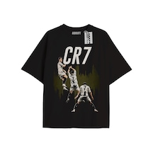 Noıssey Kod Presss Unisex Siyah Celebration Futbol Cr7 Cristiano Ronaldo T-shirt 319790tt