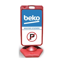 Beko  Reklam ve Yönlendirme Uyari Dubasi A Tabela Kırmızı