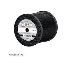 Mercan Standart 1 Kg Siyah Bobin Misina