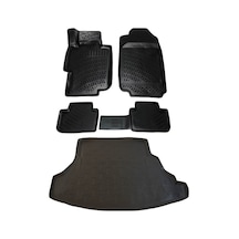 Honda Accord Sedan 2003-2008 Havuzlu Paspas ve Bagaj Seti Bizymo Siyah