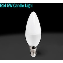 Şık Tasarım 7W 10 Adet Led Avize Mum Ampul Buji Ince Duy Ampul