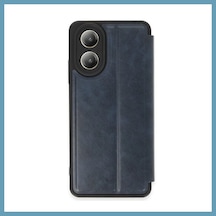 Bezos A38 Uyumlu Kılıf Flip Cover - Lacivert Mbt06