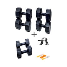 Ps Spor 3 Çift Dambıl Set 3 Kg + 6 Kg +9 Kg + Ayarlanabilir Sayaçlı El Yayı Ve Atlama İpi
