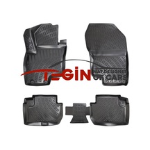 Mitsubishi Outlander Hybrid 2020 Geometrik Desenli 3d Havuzlu Oto Paspas Siyah