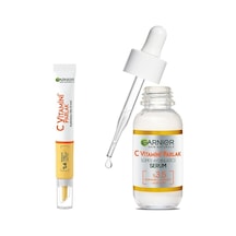 C Vitamini Parlak Süper Aydınlatıcı Serum 30 Ml & C Vitamini Parlak Aydınlatıcı Göz Kremi Cilt Bakım Seti