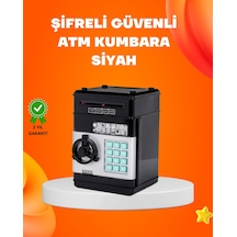 Muratech Otomatik Para Çeken Şifreli Atm Tasarımlı Kumbara