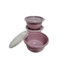 Tick Tock Hava Sızdırmaz Saklama Kabı Pudra 3'lü Set 3 x 250 ML Pudra